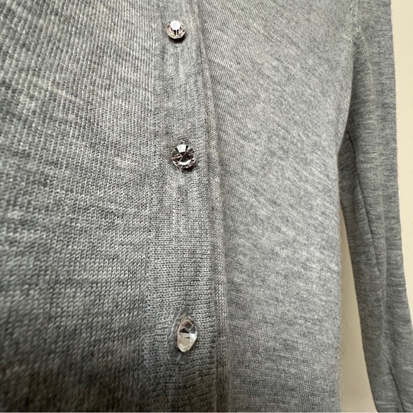 Anne Klein Classic Gray Cardigan - Picture 4 of 12